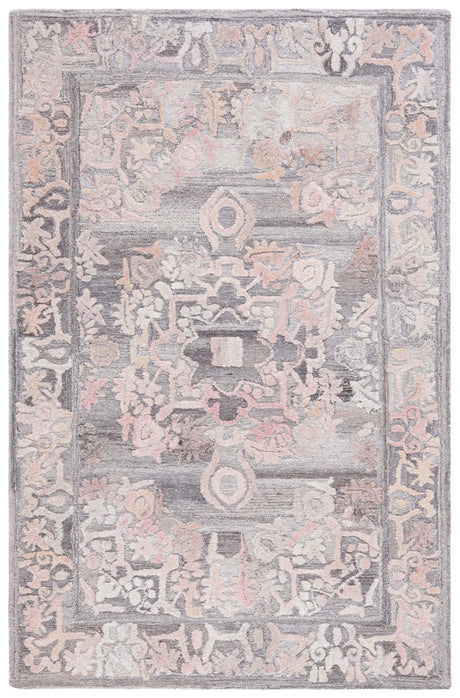 Safavieh Marquee Mrq125F Grey/Pink Rug.