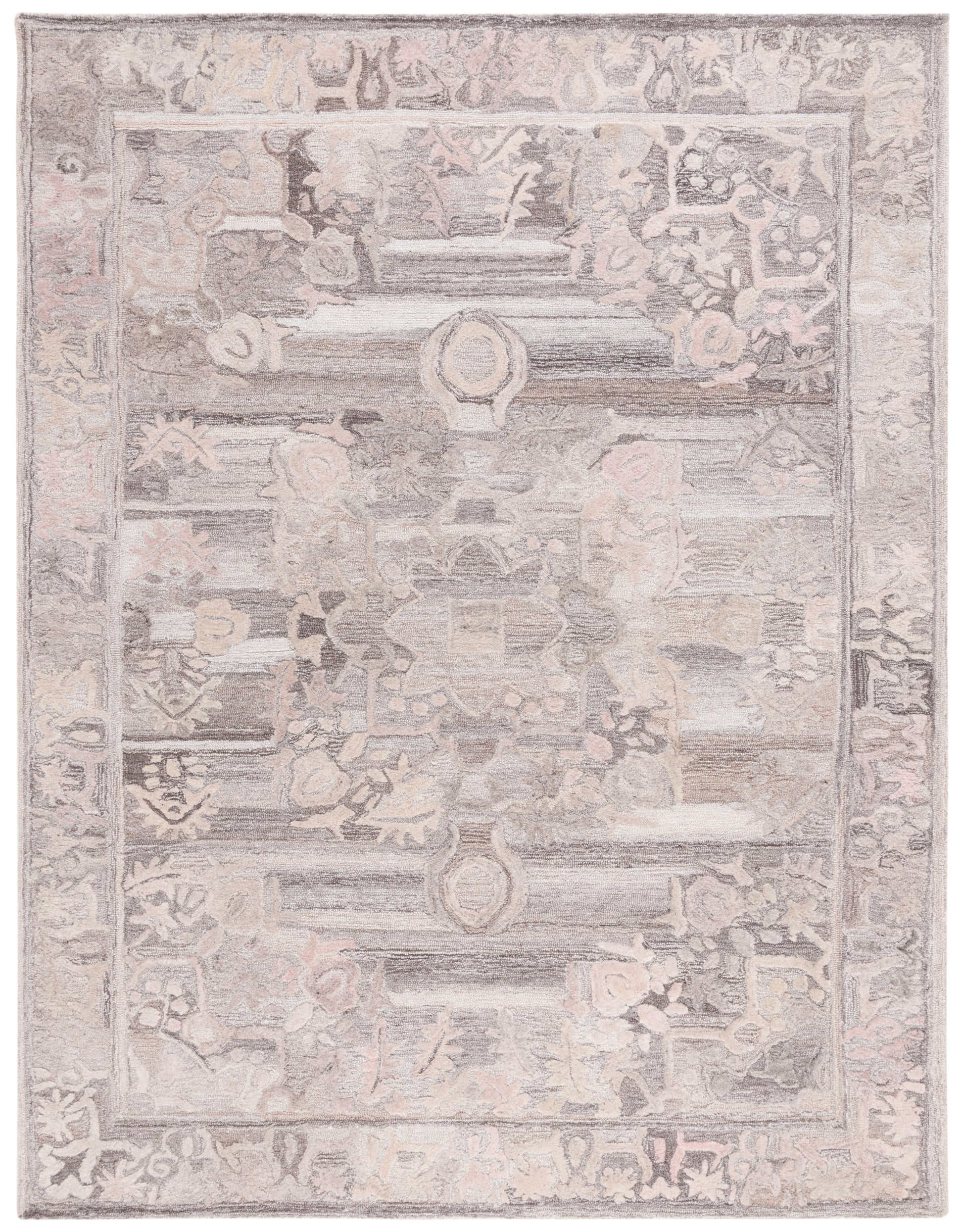 Safavieh Marquee Mrq125F Grey/Pink Area Rug