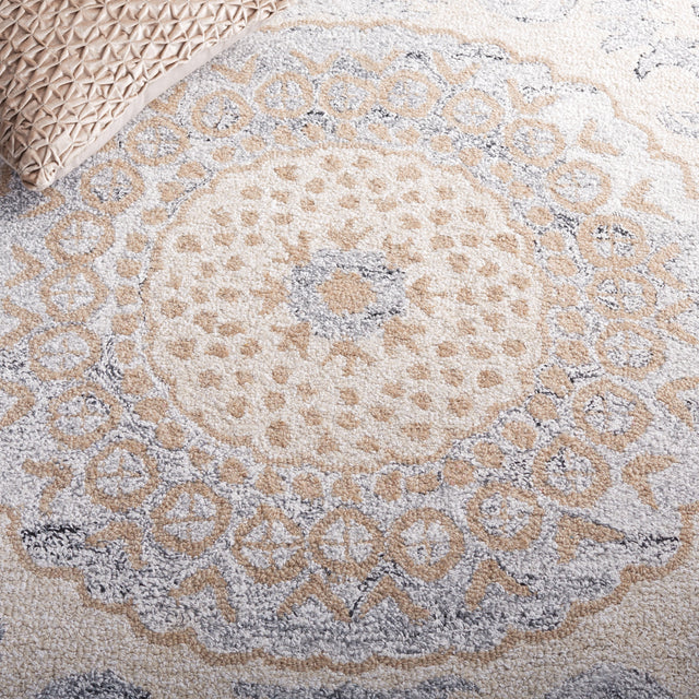 Safavieh Marquee Mrq401B Beige/Grey Rug.