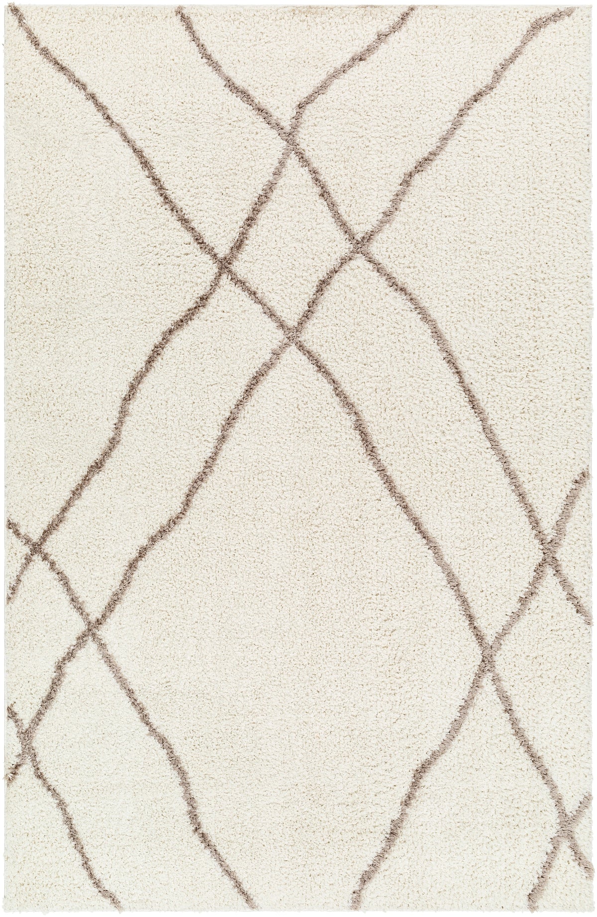 Surya Maryland Shag Msg-2302 Off-White, Medium Gray Rug.