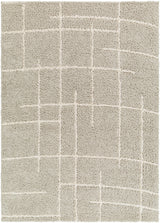 Surya Maryland Shag Msg-2307 Dark Brown, Off-White Rug.