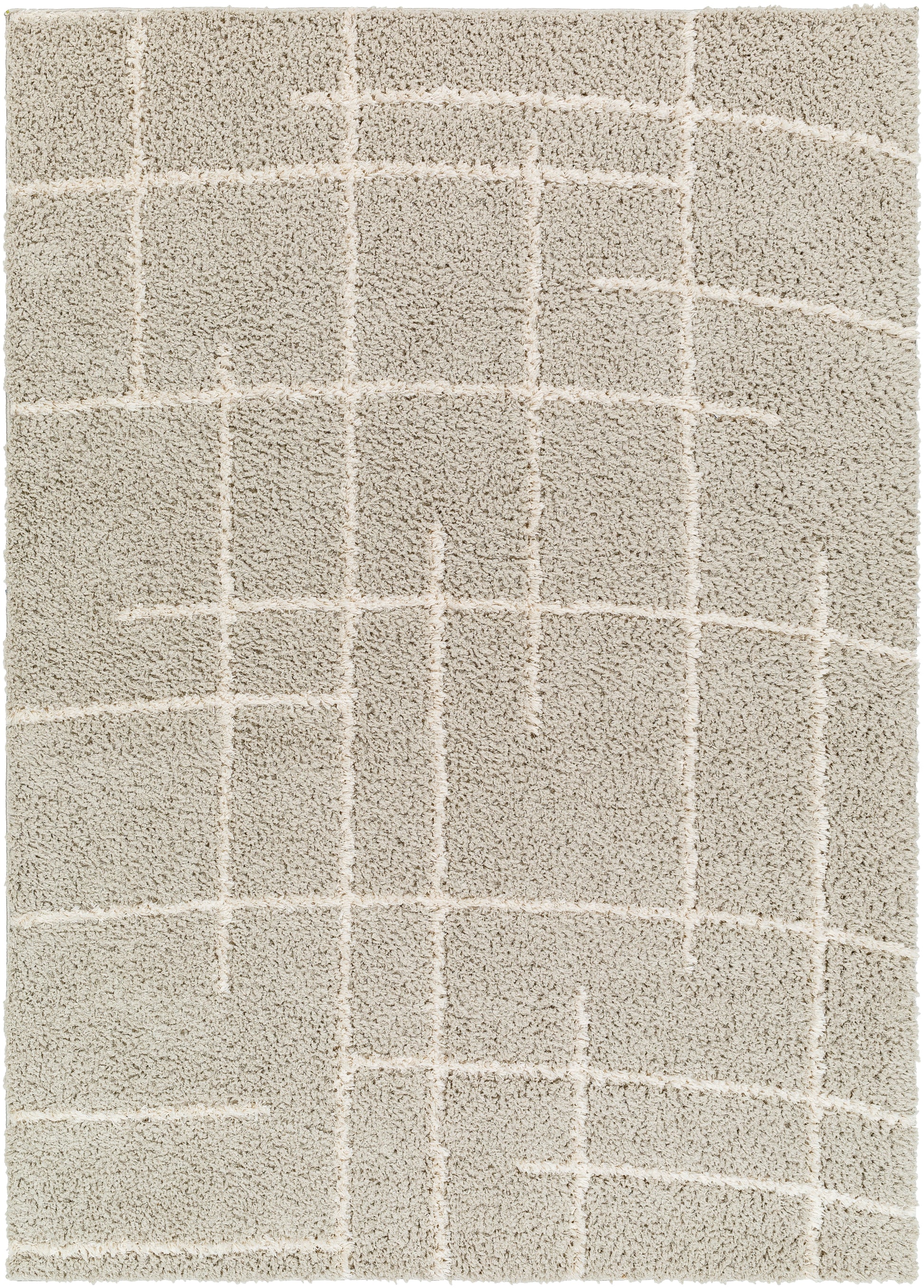 Surya Maryland Shag Msg-2307 Dark Brown, Off-White Area Rug