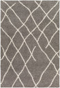 Surya Maryland Shag Msg-2308 Off-White, Dark Brown Rug.