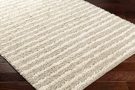 Surya Maryland Shag Msg-2309 Medium Gray, Off-White Rug.