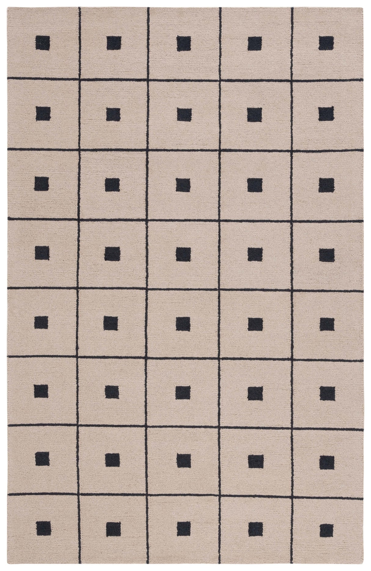 Safavieh Martha Stewart Msr3361Z Beige/Black Rug.