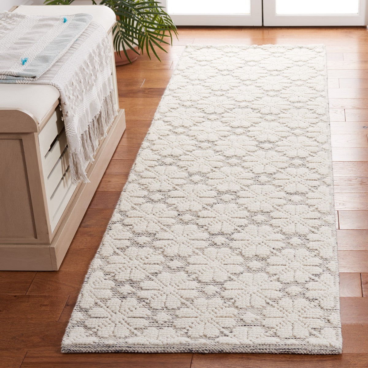 Safavieh Martha Stewart Msr3503F Ivory/Grey Rug.
