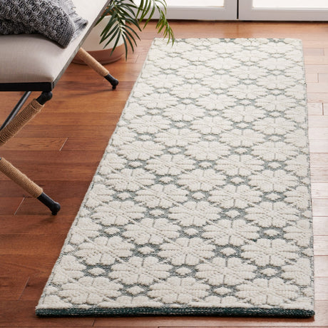 Safavieh Martha Stewart Msr3503Y Ivory/Green Rug.