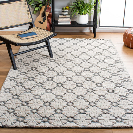 Safavieh Martha Stewart Msr3503Z Ivory/Black Rug.