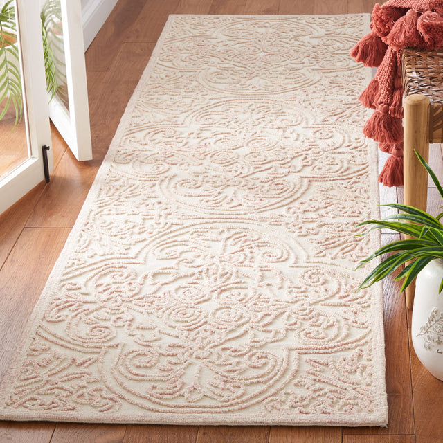 Safavieh Martha Stewart Msr3511U Ivory/Pink Rug.