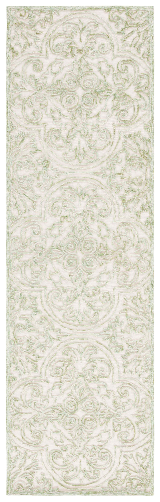 Safavieh Martha Stewart Msr3511Y Ivory/Green Rug.