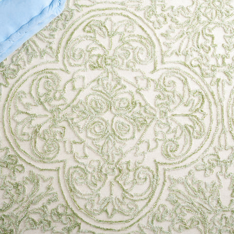 Safavieh Martha Stewart Msr3511Y Ivory/Green Rug.