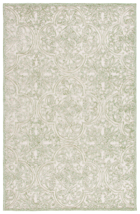 Safavieh Martha Stewart Msr3511Y Ivory/Green Rug.