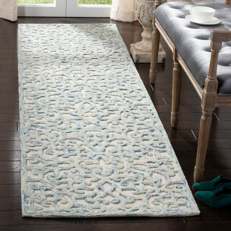 Safavieh Martha Stewart Msr3513B Blue/Ivory Rug.