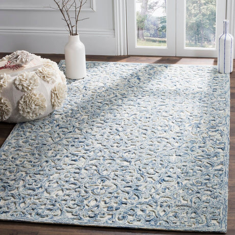 Safavieh Martha Stewart Msr3513B Blue/Ivory Rug.