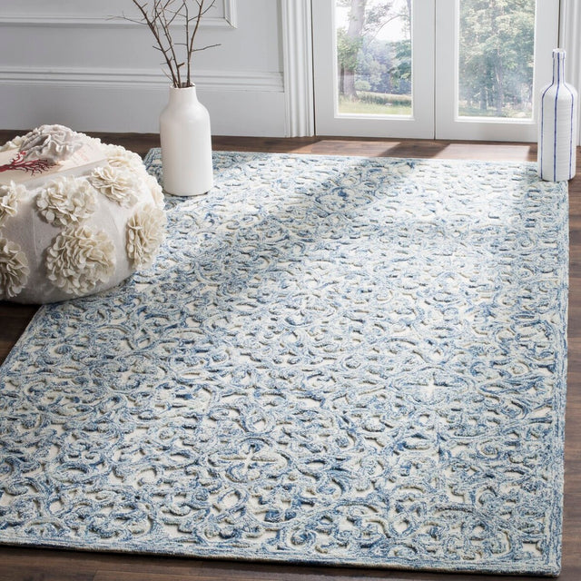 Safavieh Martha Stewart Msr3513B Blue/Ivory Rug.