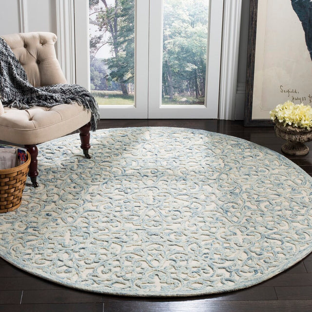 Safavieh Martha Stewart Msr3513B Blue/Ivory Rug.