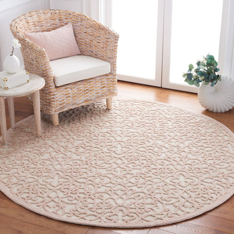 Safavieh Martha Stewart Msr3513U Ivory/Pink Rug.