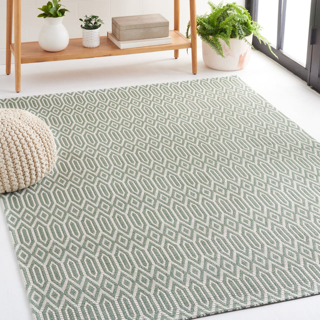 Safavieh Martha Stewart Msr405Y Green/Ivory Rug.