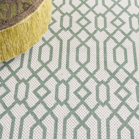 Safavieh Martha Stewart Msr421Y Green/Ivory Rug.