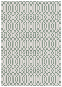 Safavieh Martha Stewart Msr421Y Green/Ivory Area Rug