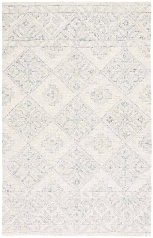 Safavieh Martha Stewart Msr4651M Ivory/Light Blue Rug.