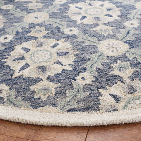 Safavieh Martha Stewart Msr4750M Blue/Ivory Rug.