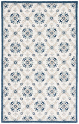 Safavieh Martha Stewart Msr4750Z Ivory/Blue Rug.