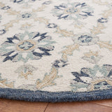 Safavieh Martha Stewart Msr4750Z Ivory/Blue Rug.