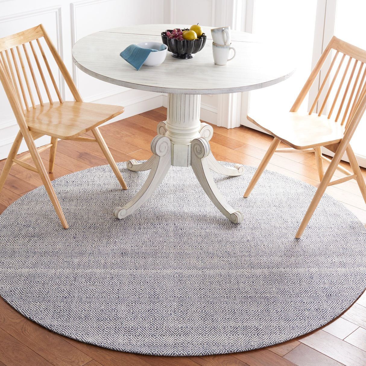 Safavieh Martha Stewart Msr9675M Blue/Ivory Rug.