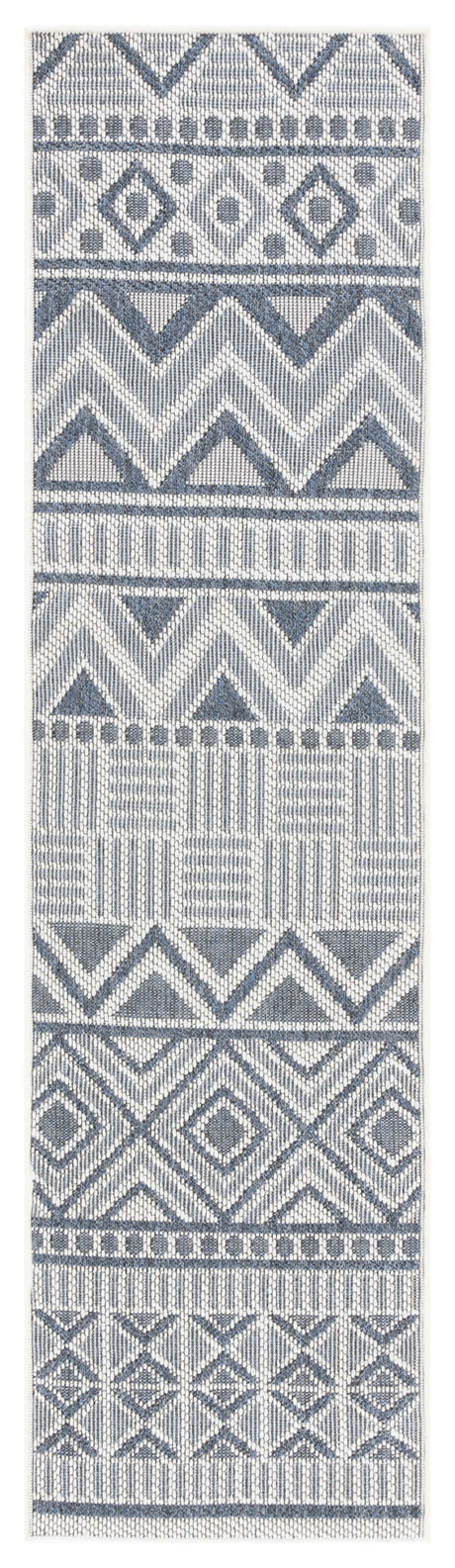 Safavieh Martha Stewart Indoor Outdoor Msro318A Cream/Navy Rug.