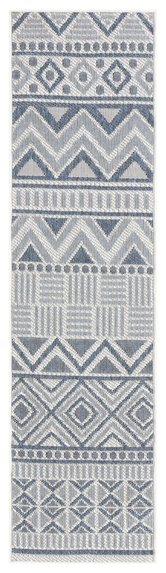 Safavieh Martha Stewart Indoor Outdoor Msro318A Cream/Navy Area Rug