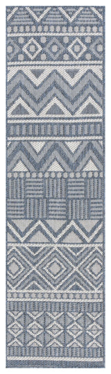 Safavieh Martha Stewart Indoor Outdoor Msro318N Navy/Creme Rug.