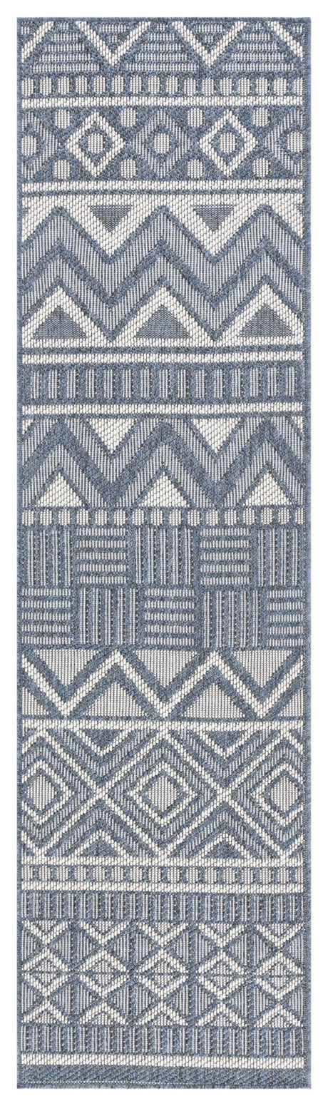 Safavieh Martha Stewart Indoor Outdoor Msro318N Navy/Creme Rug.