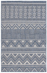 Safavieh Martha Stewart Indoor Outdoor Msro318N Navy/Creme Rug.