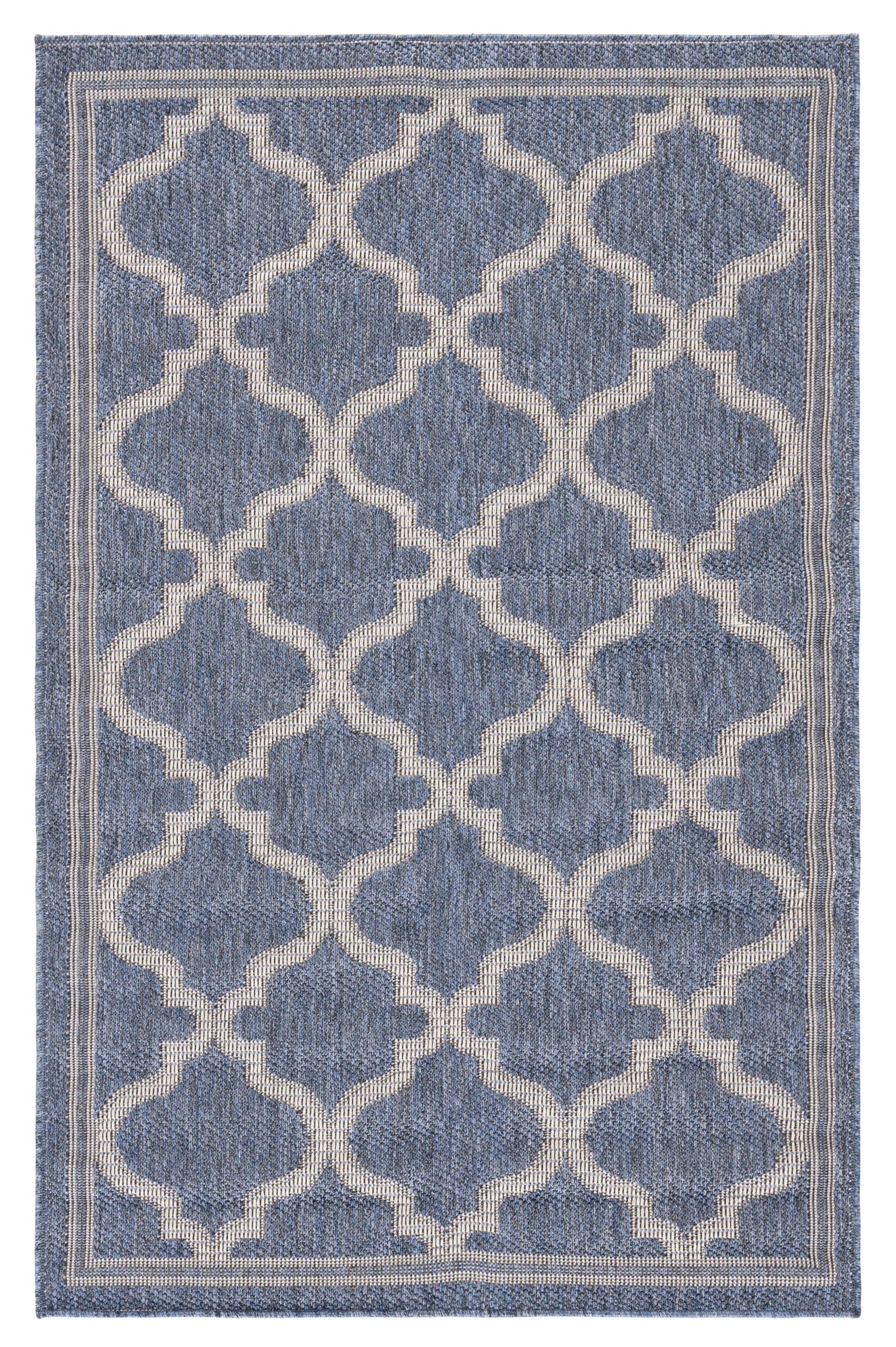 Safavieh Martha Stewart Indoor Outdoor Msro336H Charcoal/Ivory Area Rug