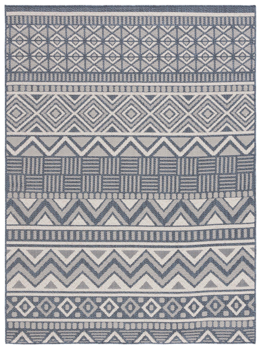 Safavieh Msr Cy Indoor/Outdoor Msro818N Navy/Creme Area Rug