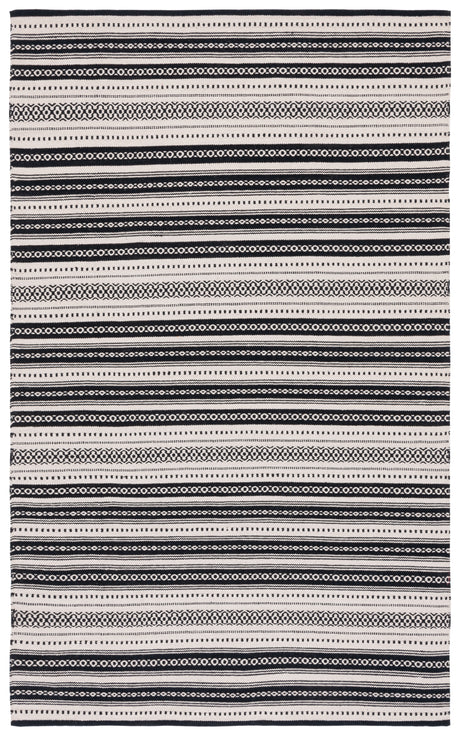 Safavieh Montauk Mtk726Z Black/Ivory Rug.