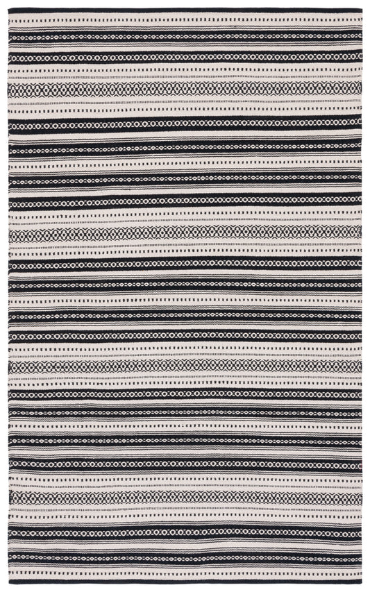 Safavieh Montauk Mtk726Z Black/Ivory Area Rug