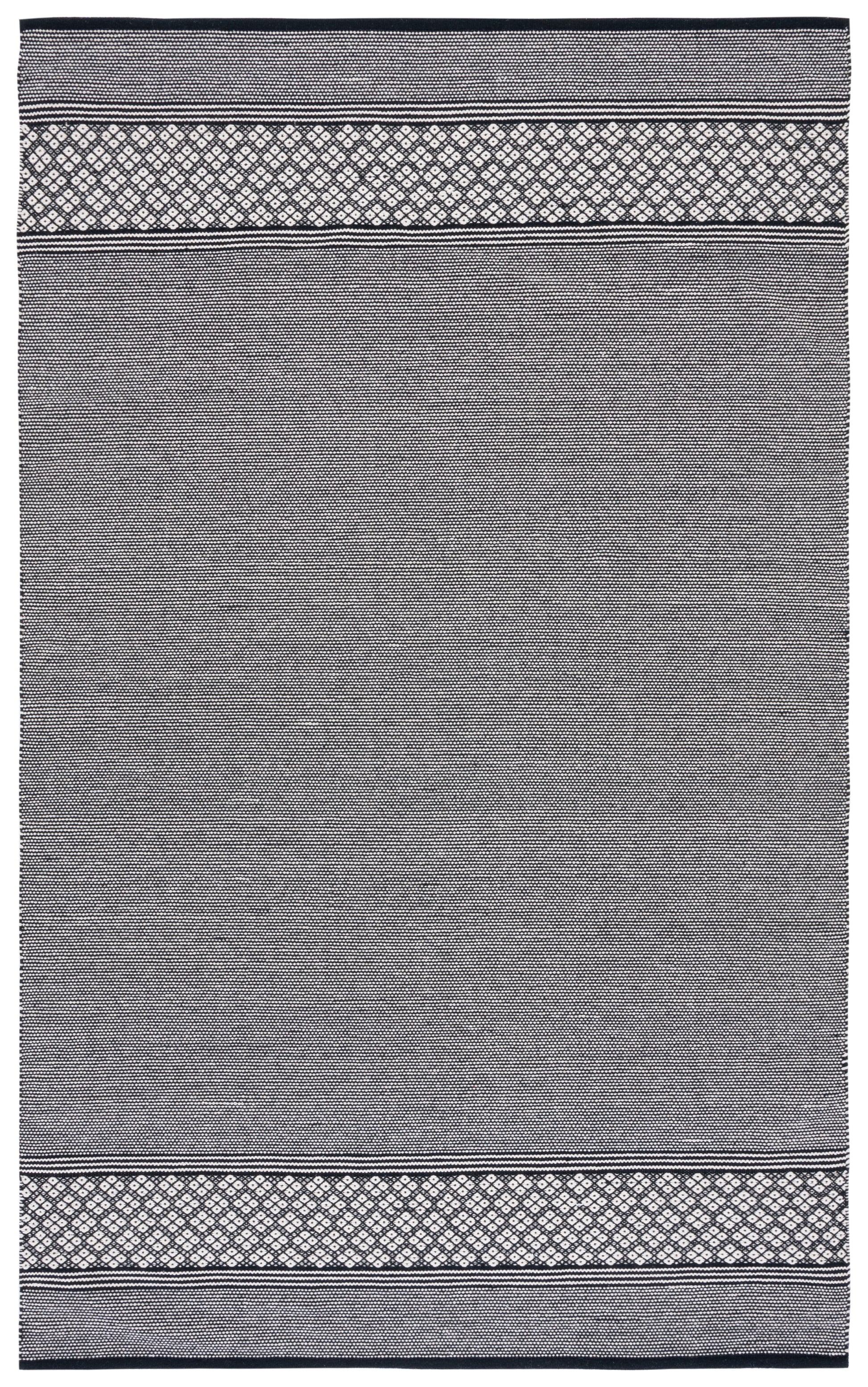 Safavieh Montauk Mtk727Z Black/Ivory Area Rug