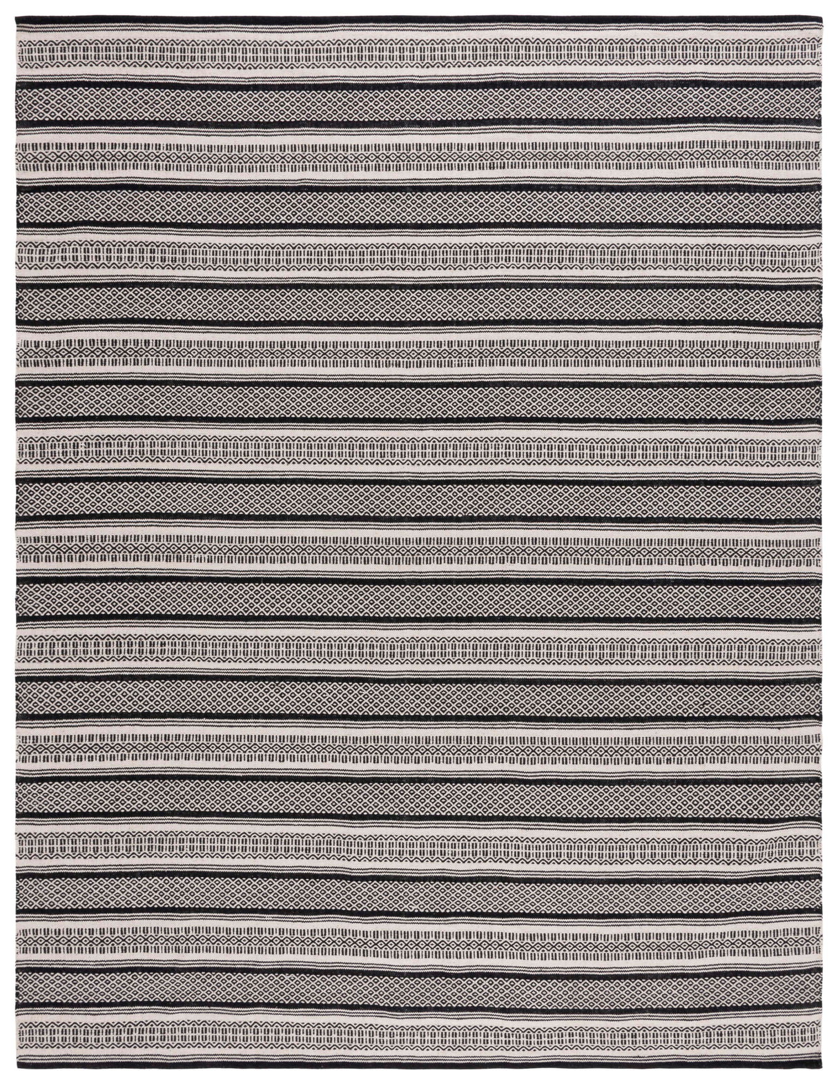 Safavieh Montauk Mtk728Z Black/Ivory Rug.