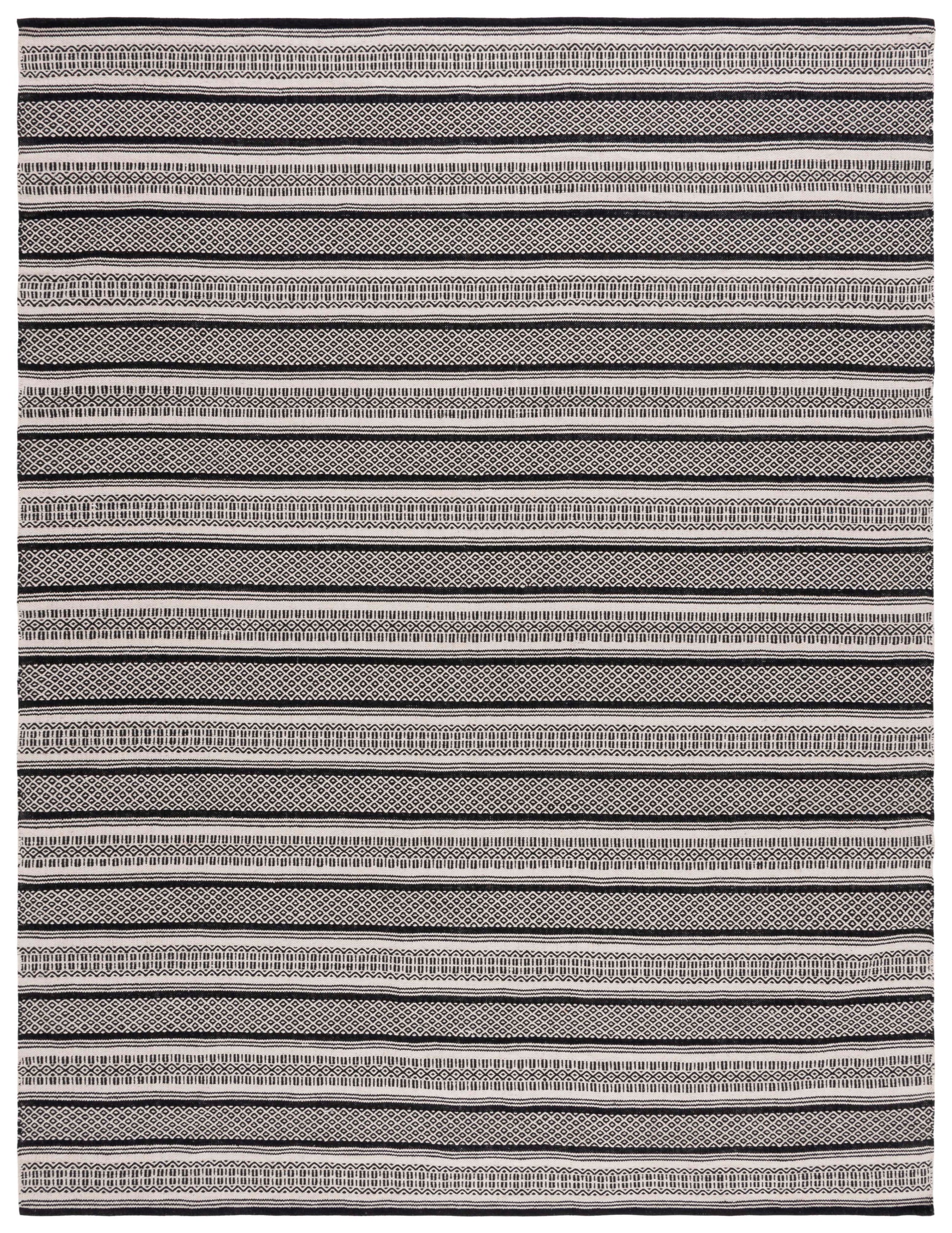 Safavieh Montauk Mtk728Z Black/Ivory Area Rug