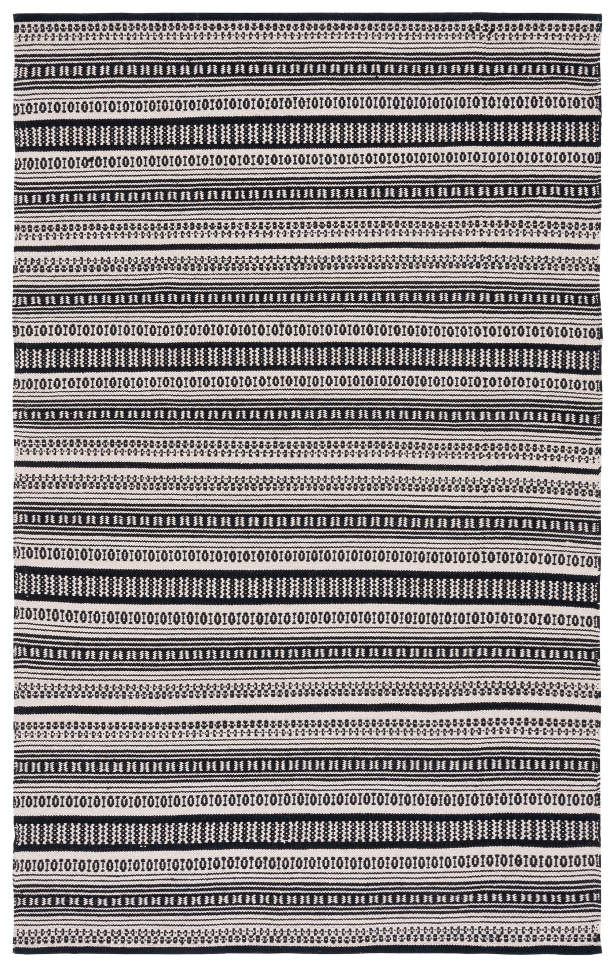 Safavieh Montauk Mtk729Z Black/Ivory Rug.