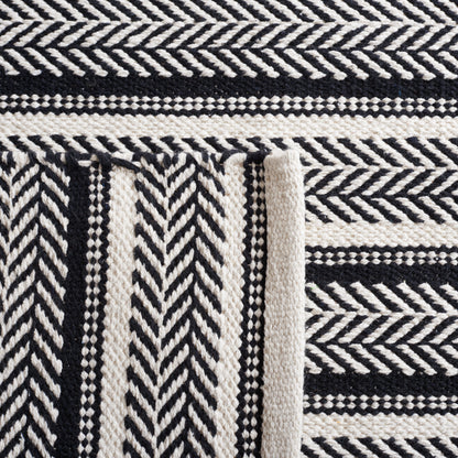 Safavieh Montauk Mtk730Z Black/Ivory Area Rug