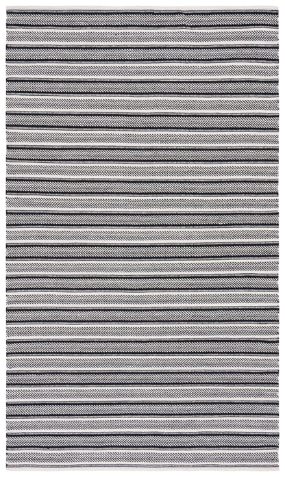 Safavieh Montauk Mtk730Z Black/Ivory Area Rug