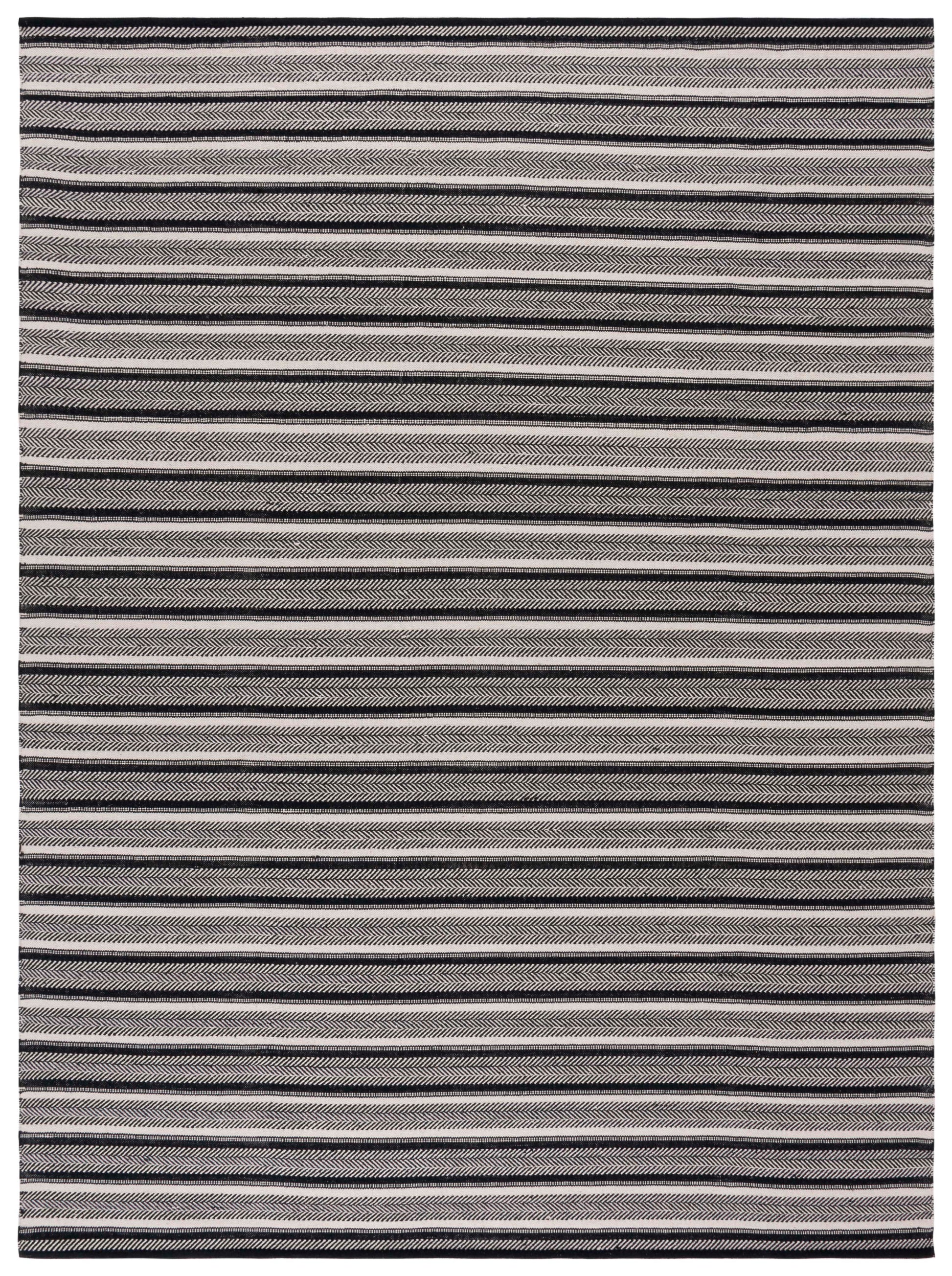 Safavieh Montauk Mtk730Z Black/Ivory Area Rug