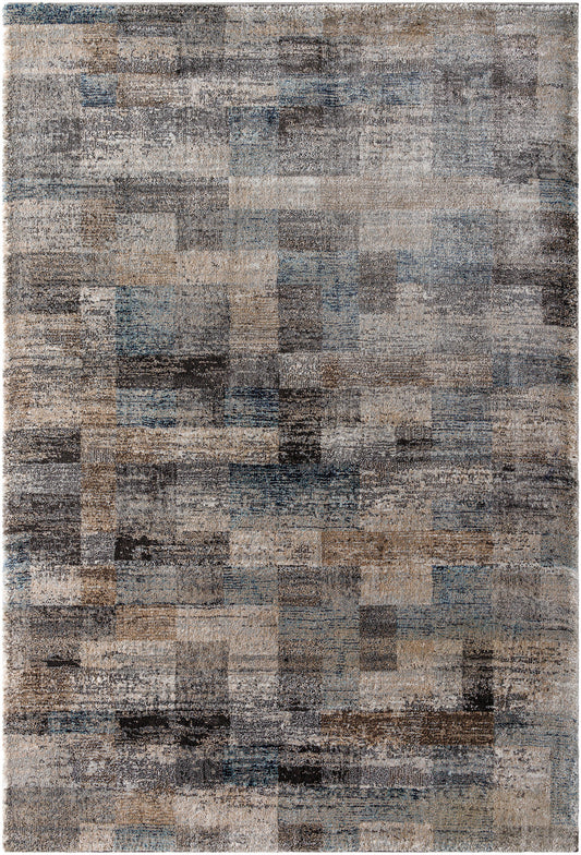 Surya Montana Mtn-2310 Grey, Dark Grey, Nickel, Pewter, Slate Blue Area Rug