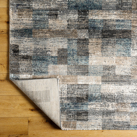 Surya Montana Mtn-2310 Grey, Dark Grey, Nickel, Pewter, Slate Blue Rug.