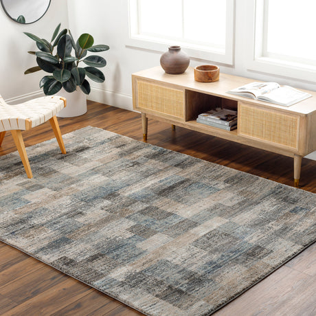 Surya Montana Mtn-2310 Grey, Dark Grey, Nickel, Pewter, Slate Blue Rug.