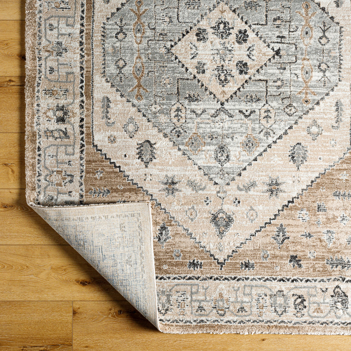 Surya Montana Mtn-2311 Sterling Grey, Grey, Ash, Nickel Rug.