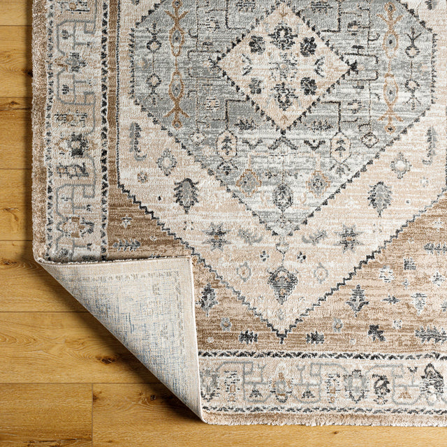 Surya Montana Mtn-2311 Sterling Grey, Grey, Ash, Nickel Rug.